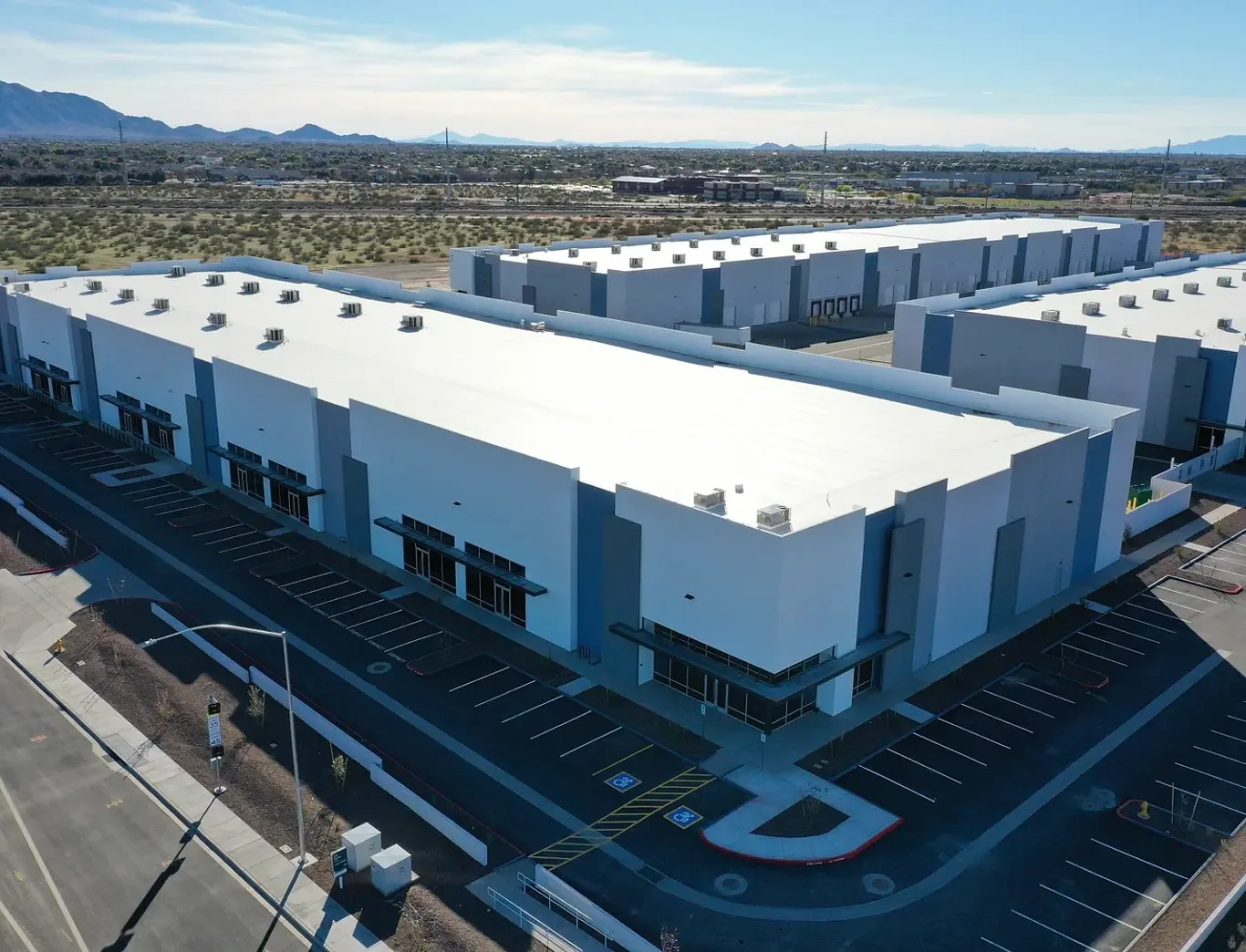 Industrial buildings in the West Valley